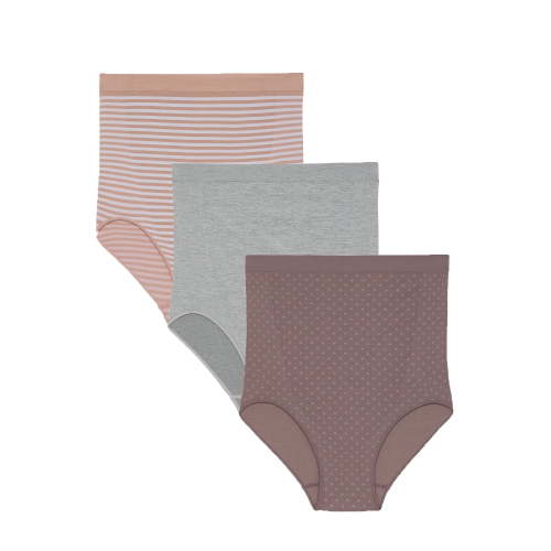 Joyspun Women's 3-Pack Maternity Over the Belly Underwear, Sizes L-XL