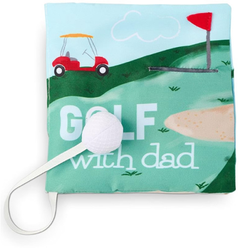 Mud Pie Children's Golf with Dad Plush Book