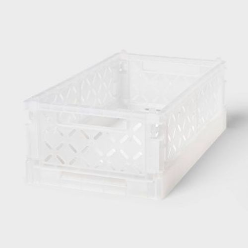 Foldable Crate Small White - Brightroom™