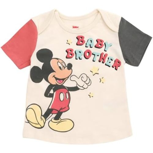 Disney Matching Family T-Shirt - Mickey Mouse Baby Brother - 0-3 Months