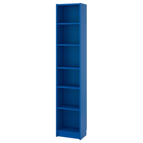 BILLY Bookcase - blue 15 3/4x11x79 1/2 "