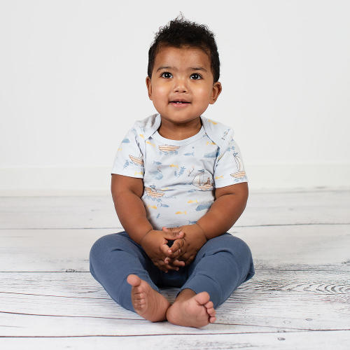 Burt's Bees Baby Boy 4-Piece Playwear Set - Sam's Club