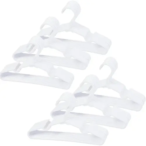 60 pcs White Baby Nursery Closet Hangers,Non-Slip Laundry Infant Pant Hanger for Newborn Clothes,Ultra-Thin Child Coat Hanger for Girl Boy Toddler Kid