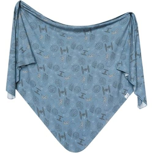 Copper Pearl Large Premium Knit Baby Swaddle Receiving Blanket Starships