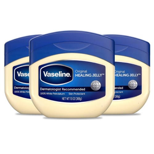Vaseline Petroleum Jelly Original 3 Count Provides Dry Skin Relief And Protects Minor Cuts Dermatologist Recommended And Locks In Moisture 13oz