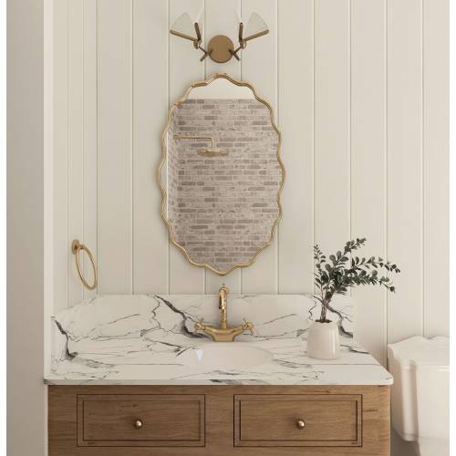 Elegant Irregular Mirror Home Decor Bathroom Design Asymmetrical Mirror Unique Custom Mirror