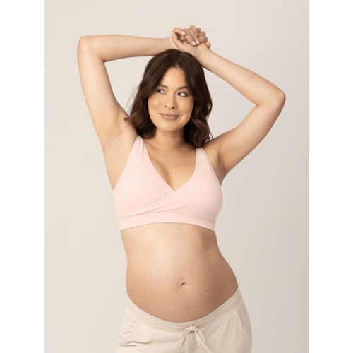 Sublime® Adjustable Crossover Nursing & Lounge Bra | Soft Pink