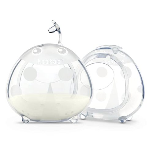 Haakaa Ladybug Milk Collector - Wearable Breast Shells Soft Nursing Cups  Breast Milk Saver, Portable, Letdown Catcher Breastfeeding Essentials