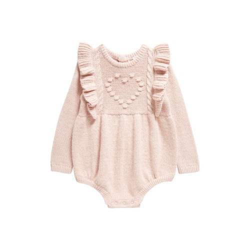 Long Sleeve Bubble Bodysuit, 6M