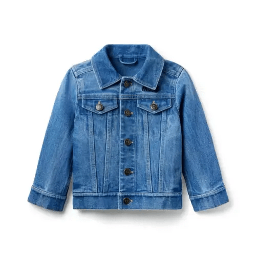 Boy Meridian Medium Wash Milk Bar x Janie and Jack Denim Trucker Jacket by Janie and Jack