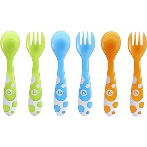 Munchkin® Multi™ Toddler Forks and Spoons, 6 Pack