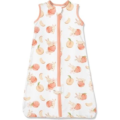 TotAha Light Baby Sleep Sack, Stretchy Sleepsack, Silky Comfort, Buttery Soft, Swaddle Transition Sleeping Bag, 2-Way Safe Zippers, Baby Wearable Blanket for 6-12-15 Months 0.5 TOG