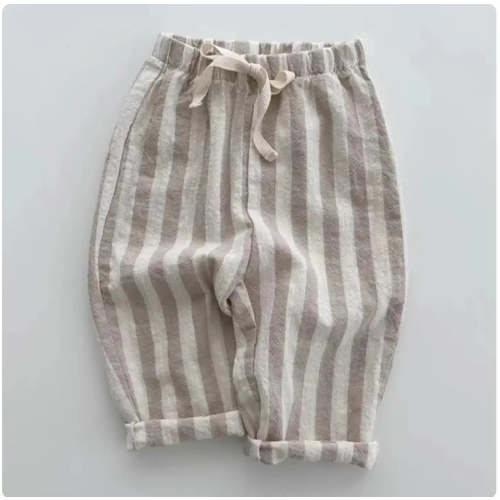 Drawstring Striped Pants – August + Willow