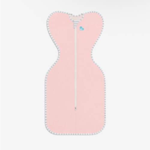 Love To Dream Swaddle UP Self-Soothing Sleep Sack 8-13 lbs., Dramatically Better Sleep, Snug Fit Calms Startle Reflex, 1.0 TOG, Dusty Pink, Small