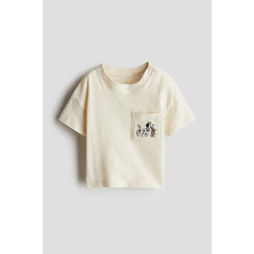 COTTON T-SHIRT WITH PATCH POCKET