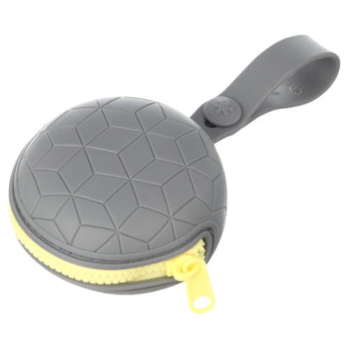 Skip Hop Grab & Go Silicone Pacifier Holder, Grey, Age 0+