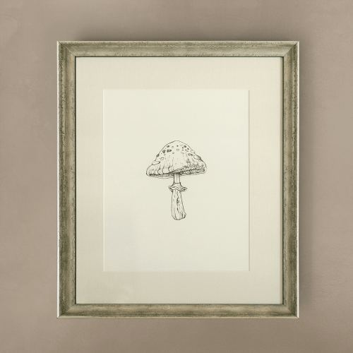 The 'Mushroom' Framed Art