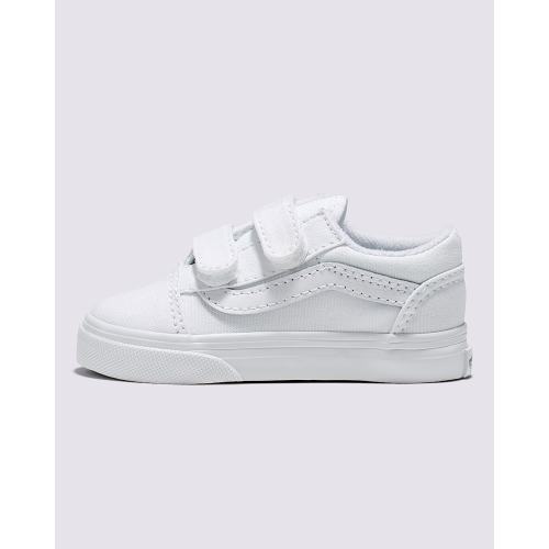 Vans | Toddler Old Skool V True White/True White Shoes | Vans