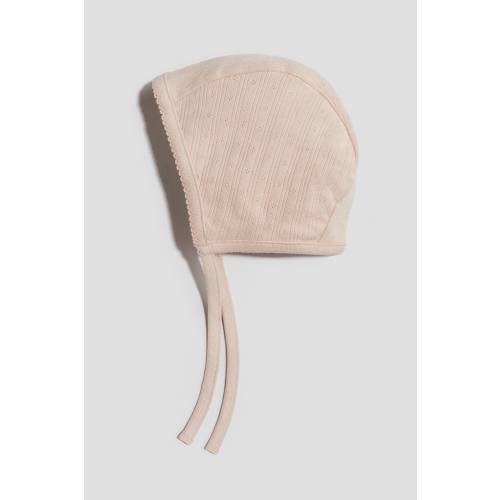 POINTELLE JERSEY BONNET