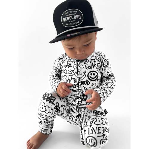 Bamboo Zippy Sleeper in Urban Drip