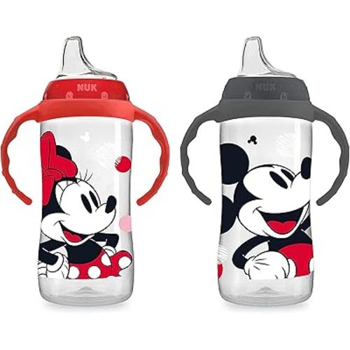 NUK Crystal Learner Cup, 10 Ounce, 2 Pack (Disney)