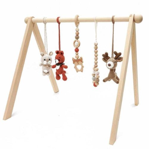 Baby Activity Gym & Crochet Toys - Forest