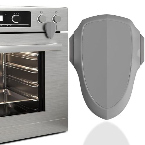 BABY PROOF ME Oven Lock Child Safety, 1 Pack, Oven Door Lock Child Safety, Oven Baby Proofing, Heat-Resistant, Durable & Easy to Install Oven Safety Locks for Toddlers, Baby Proof Oven (Grey)