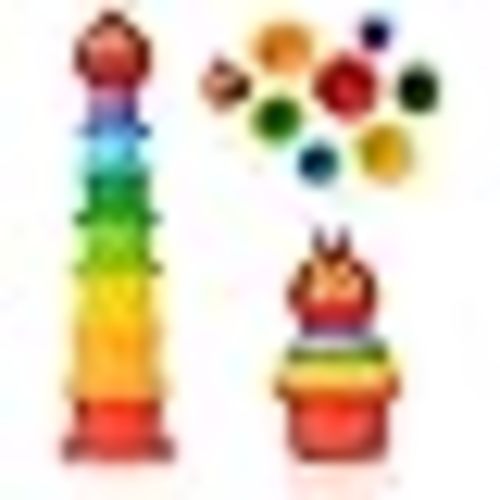 Amazon.com: Kids Preferred World of Eric Carle The Very Hungry Caterpillar Bath Time Silicone Stacking Cup Set with Caterpillar Head Squirty Perfect for Water Play Ages 18 Months and Up : Toys & Games