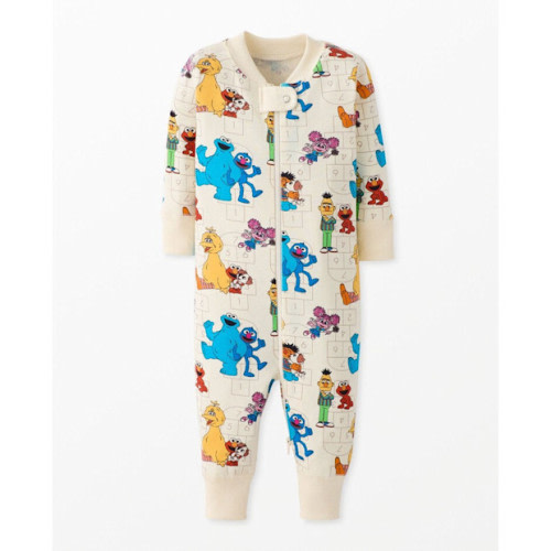 Hanna Andersson Sesame Street 2-Way Zip Sleeper