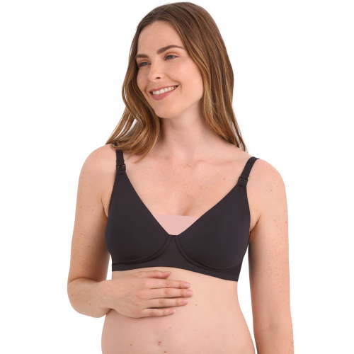 Joyspun Women's Maternity Wireless Bonded Nursing Bra, Sizes S-XXXL