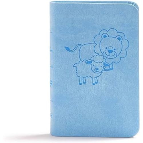 CSB Baby's New Testament with Psalms, Blue Imitation Leather, Red Letter, Presentation Page, Gift Box, Keepsake, Easy-to-Read Bible Serif Type