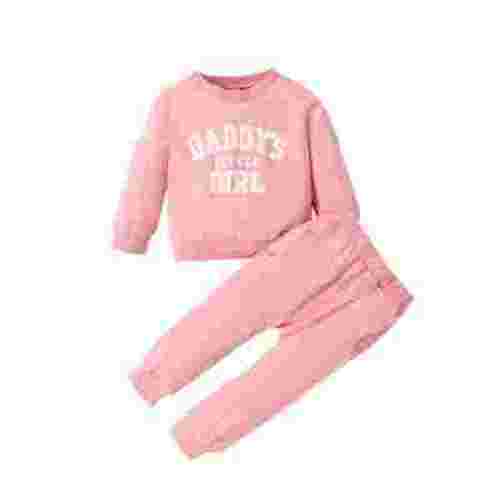 Toddler Baby Girl Fall Winter Outfit Lovely Fluffy Bear Beige Sweatshirt Pants Kids Clothes 9M-5Y