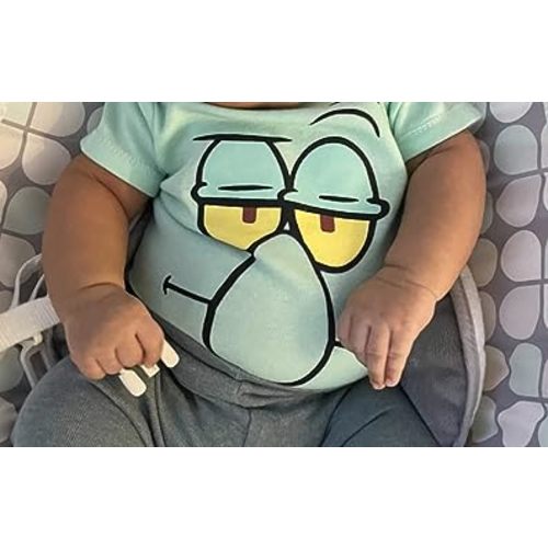 Amazon.com: Nickelodeon Spongebob Squarepants Baby Boys 3 Pack Bodysuits: Clothing, Shoes & Jewelry