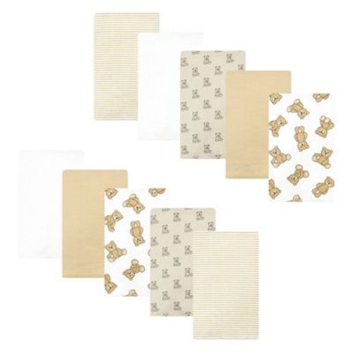 Luvable Friends Hudson Baby Flannel Burp Cloths 10pk Set