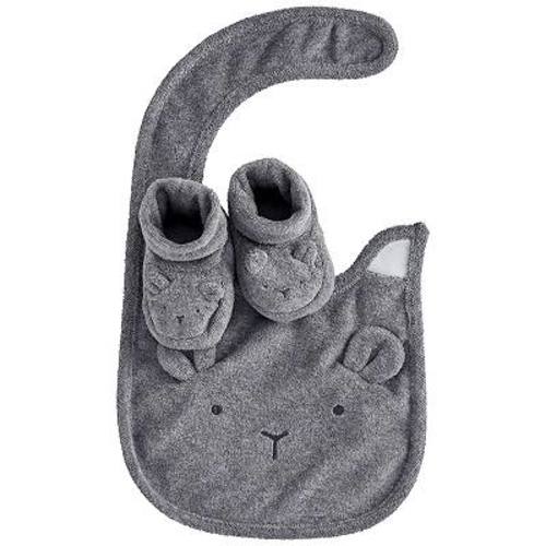 Baby Carter's 2-Piece French Terry Bib and Booties Set