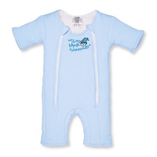 Baby Merlin's Magic Sleepsuit Swaddle Wrap Transition Product - 3-6 Months, Color: Cotton Blue