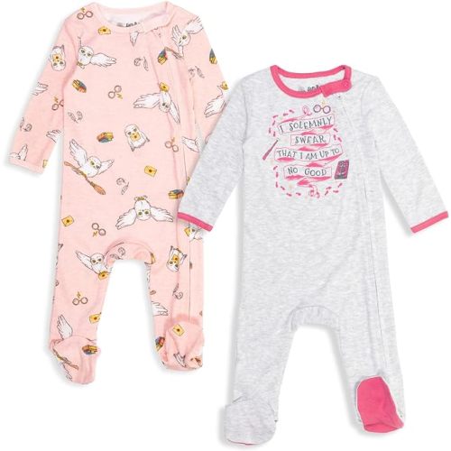 Harry Potter Baby 2 Pack Zip Up Sleep N' Play Set