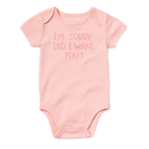 Okie Dokie Baby Girls Short Sleeve Bodysuit