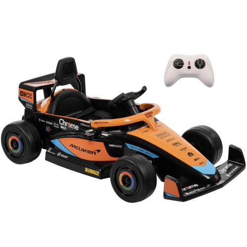 Huffy 12V McLaren Formula 1 Kids Ride-On Car with Remote Control, Ages 3–5, Black