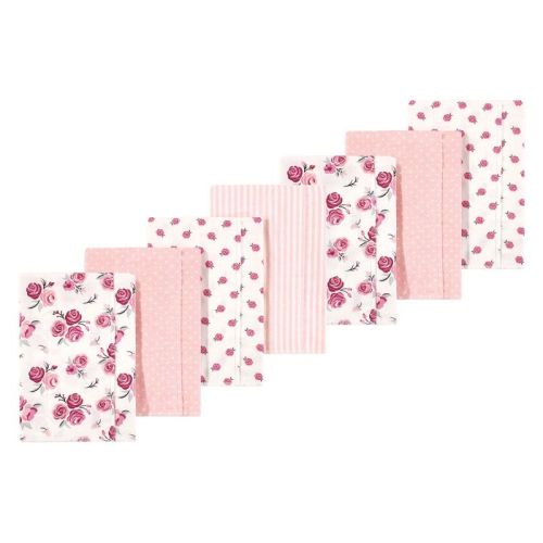 Luvable Friends Hudson Baby Flannel Burp Cloths 7pk
