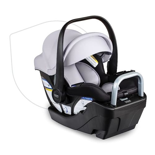 Amazon.com : Britax Willow S Infant Car Seat with Alpine Base, ClickTight Technology, Rear Facing Car Seat with RightSize System, Glacier Onyx : Baby