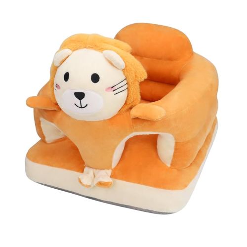 vocheer Sit Me Up Floor Seat for Baby Chair for Sitting Up Support Seat Sofa Plush Animal Shaped Baby Learning to Sit Chair for 3-24 Months Girls and Boys, PP Cotton Full Filling,Lion