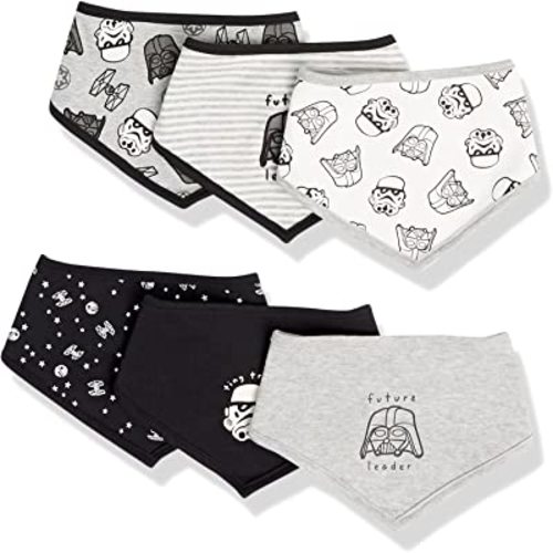 Amazon Essentials Disney | Marvel | Star Wars Baby Boys' Bibs, Multipacks