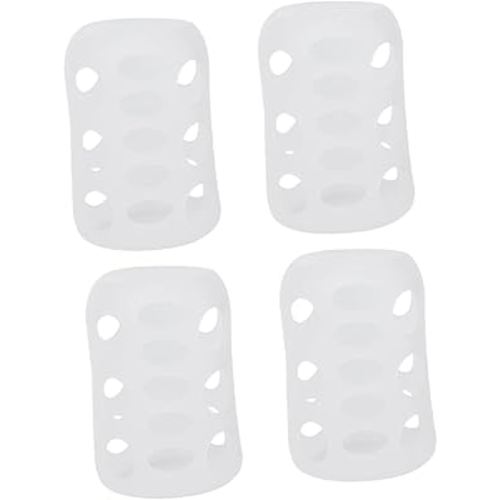 4pcs Silicone Baby Bottle Cover Anti-Slip Shockproof Feeding Bottle Sleeves Soft and Protective 3.34 * 2.24 * 2.24inch