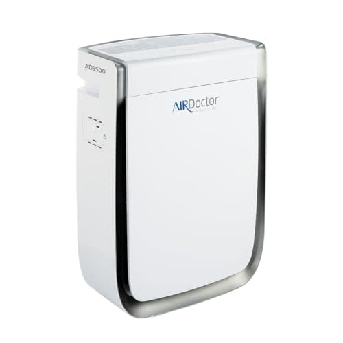 AIRDOCTOR AD3500 Air Purifier for Home and Large Rooms Up to 1260 sq. ft. 2x/hour | UltraHEPA, Carbon, VOC Filters and Air Quality Sensor. Captures Particles 100x Smaller Than HEPA (AirDoctor 3500)