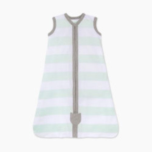 Burt's Bees Baby Beekeeper Organic Wearable Blanket - Seaglass Rugby Stripe, 12-18 Months