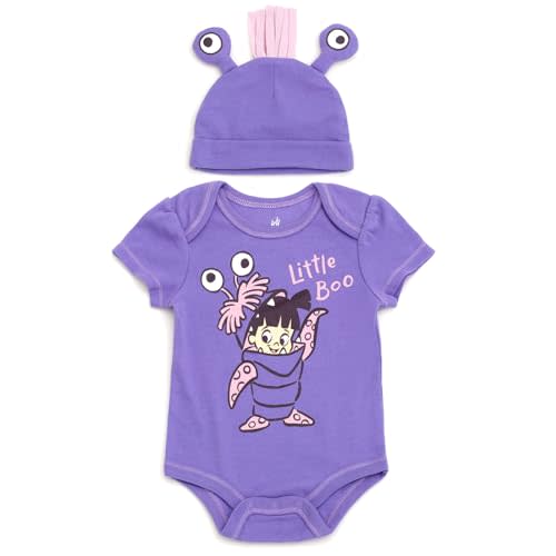 Disney Cosplay Baby Bodysuit & Hat Set Newborn to Infant Sizes