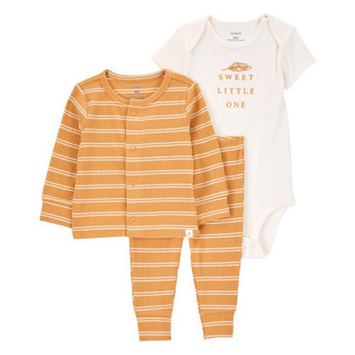 Baby Boys or Baby Girls Matching Bodysuit and Leggings, 3 Piece Set