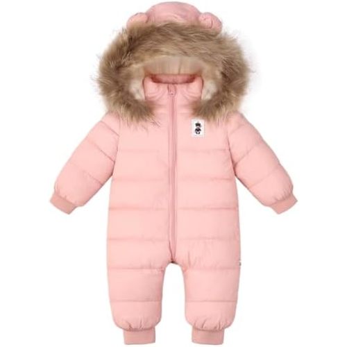 Baby Girl Winter Snowsuit Newborn Boy Warm Coat Toddler Snow Suit Infant Clothes