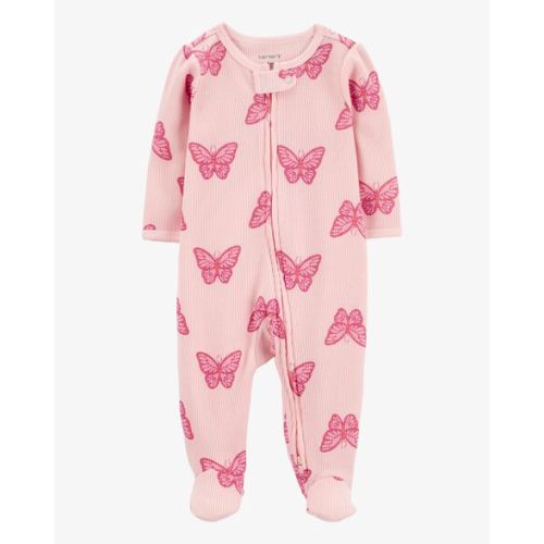 Baby Butterfly 2-Way Zip Thermal Sleep & Play Pajamas - Carter's | Carter's